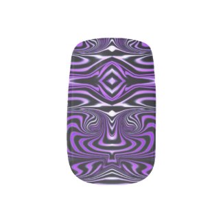PurpleRise Minx Nail Art, Single Design per Hand Minx Nail Wraps