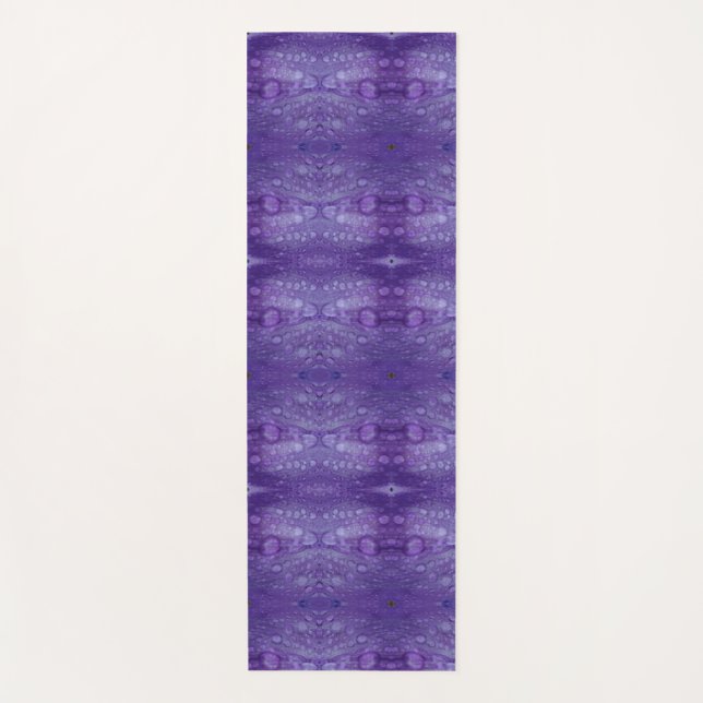 Purples Ikat 9  Yoga Mat (Front)