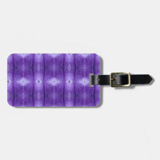 Purples Ikat Too  Luggage Tag