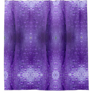 Purples Ikat Zen Shower Curtain