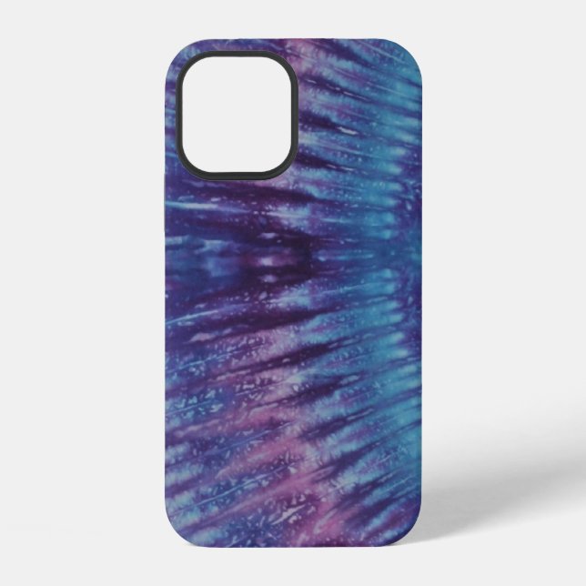 Purples Tie Dye Iphone Case (Back)