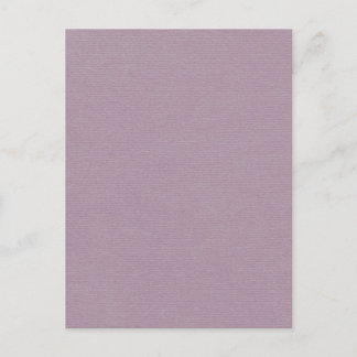 PurpleSolidPaper LIGHT MAUVE PURPLE SOLID COLOR BA Postcard