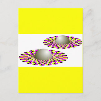 PurpleYellowSpheres Postcard