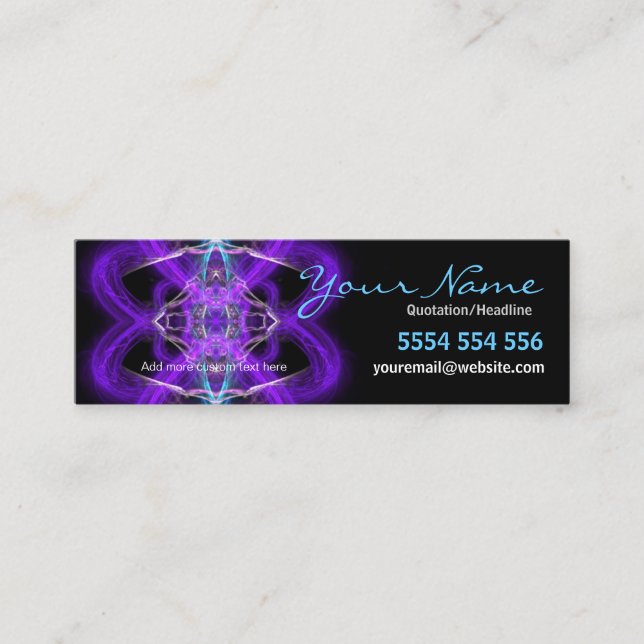 Purpliaz Hearts Profile Card (Front)