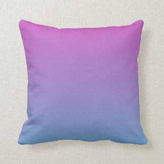 Purplish Gradient Colorful Throw Pillow