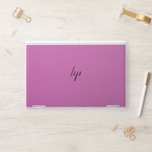 	Purplish pinksolid color HP Laptop Skin