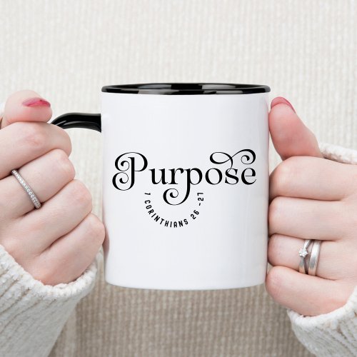 Purpose Bible Verses Christian Coffee Mug