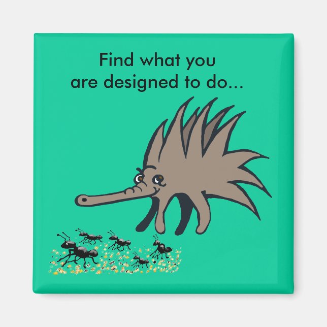 Purpose in life magnet (Front)