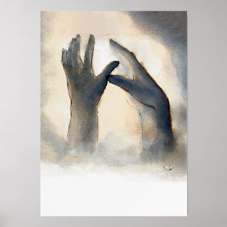 PURPOSE Original Ink Wash Art Holder