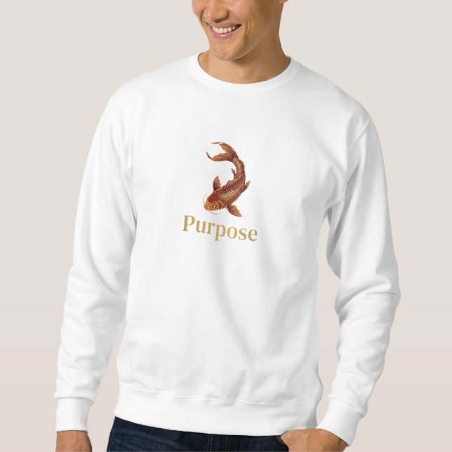 Purpose – Timeless Koi Symbol of Strength Gift Sweatshirt (Front)