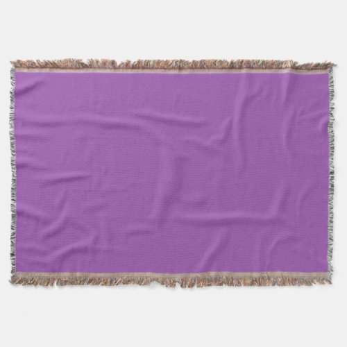 Purpureus Throw Blanket