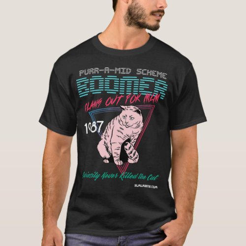 Purr_a_Mid Scheme Boomer Dark Colored Tees