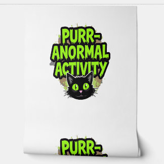 Purr-anormal Activity Cat Wallpaper