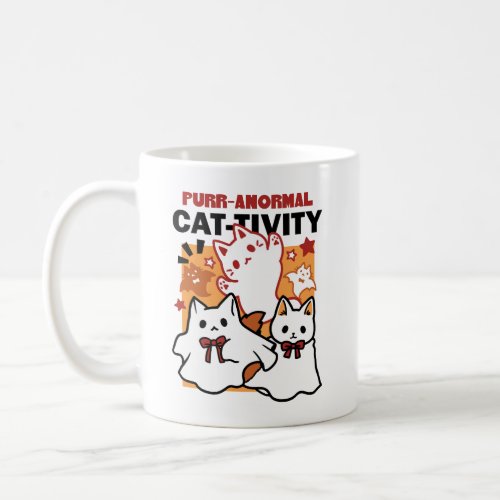 Purr_anormal Cat_tivity Cute Halloween Cat Design Coffee Mug