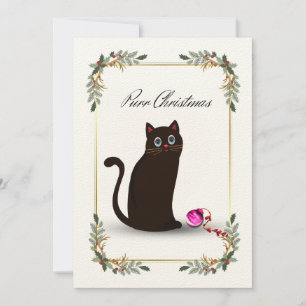 Purr Christmas Invitation