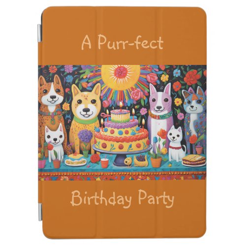 Purr_fect Birthday Party iPad Air Cover