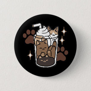 Purr-fect Blend: Coffee Design for Cat & Coffee Button