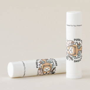 Purr-fect Calculations – Funny Math Cat Design Lip Balm
