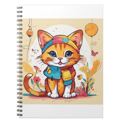 Purr_fect Companion Cat Printed Notebook Notebook