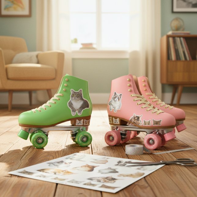 Purr-fect Companions: Cute Kitty Cat Stickers! Sticker (Purr-fect Companions: Cute Kitty Cat Stickers! Sticker)