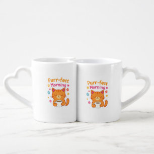 Purr-fect Morning Cat Coffee Mug – Cute Cat Lover 