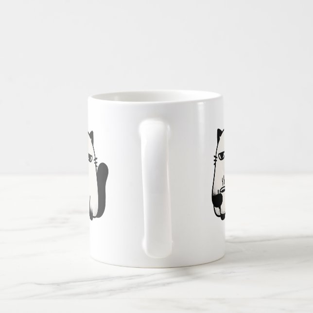 Purr-fect Morning Companion: Grumpy Cat Coffee Mug (Handle)