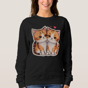 “Purr-fect Pair” “Double the Whiskers, Double the  Sweatshirt