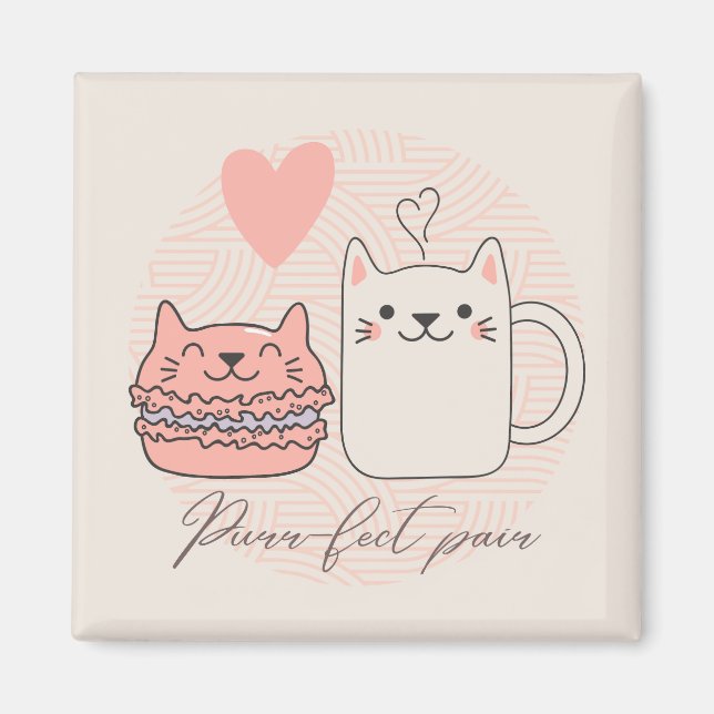 Purr-fect Pair Magnet (Front)