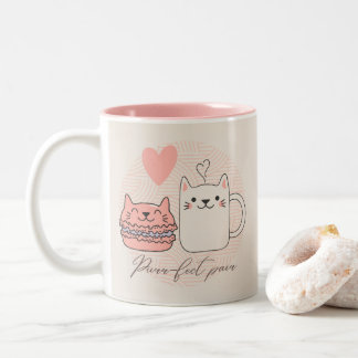 Purr-fect Pair Two-Tone Coffee Mug