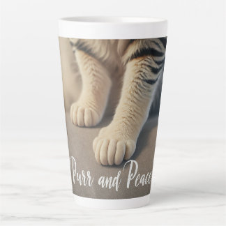 Purr-fect Peace Latte Mug