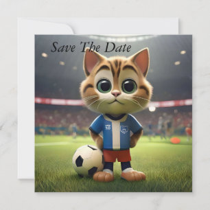 "Purr-fect Striker: The 3D Soccer Cat" Save The Date