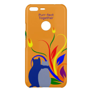 Purr-fect Together Cats Phone Case – Orange
