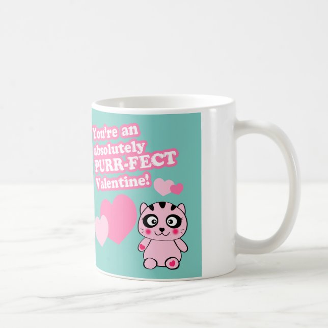 Purr-fect Valentine -Valentine's day mugs (Right)