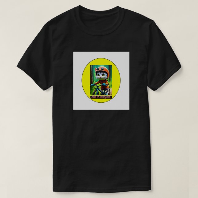 "Purr-fectly Cute: Cat Lover's T-Shirt" T-Shirt (Design Front)