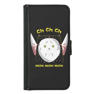 Purr-fectly Horrifying Kitty Samsung Galaxy S5 Wallet Case