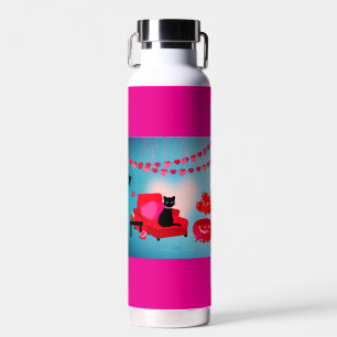 Purr Love - Cupid - Cat Gift Bag Water Bottle