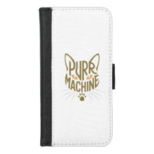 purr machine iPhone 8/7 wallet case