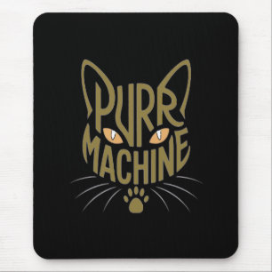 purr machine mouse pad