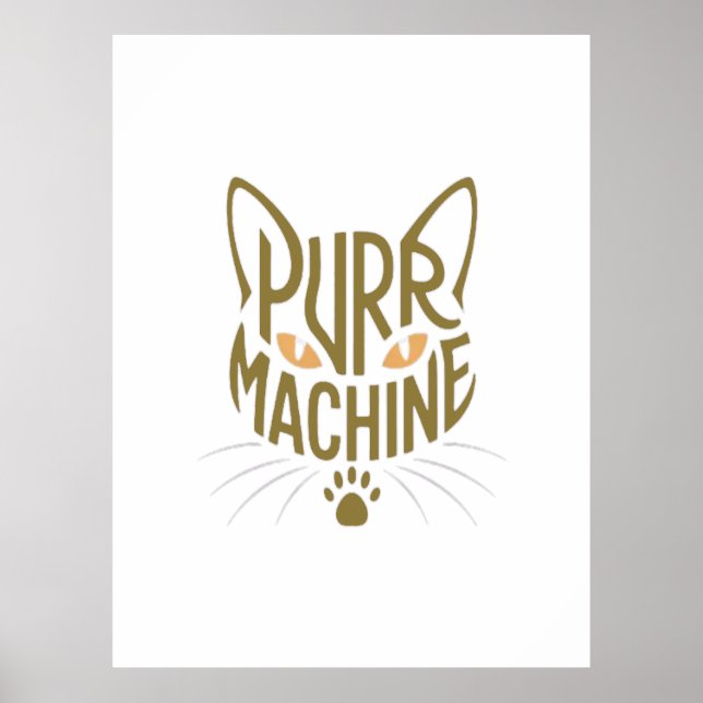 purr machine poster (Front)