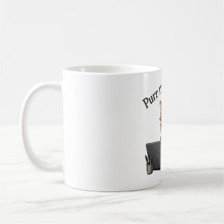 Purr My Last Email — Funny Corporate Office Cat Coffee Mug