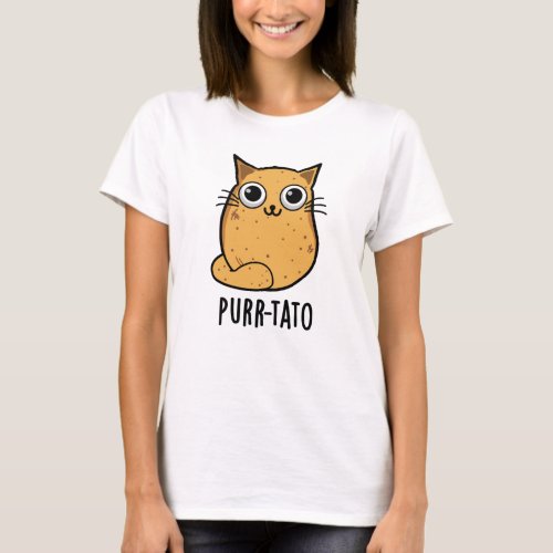 Purr_tato Funny Cat Potato Pun  T_Shirt