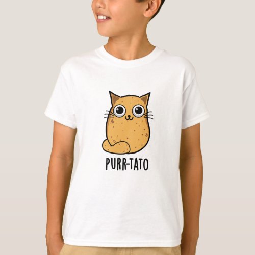 Purr_tato Funny Cat Potato Pun  T_Shirt