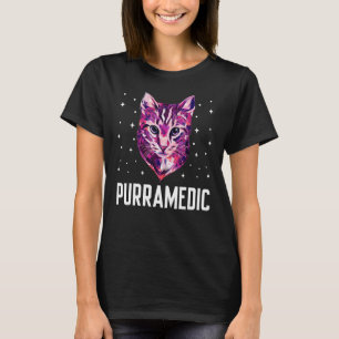 Purramedic Cat Paramedic Kitten EMT Cat Mom 4 T-Shirt