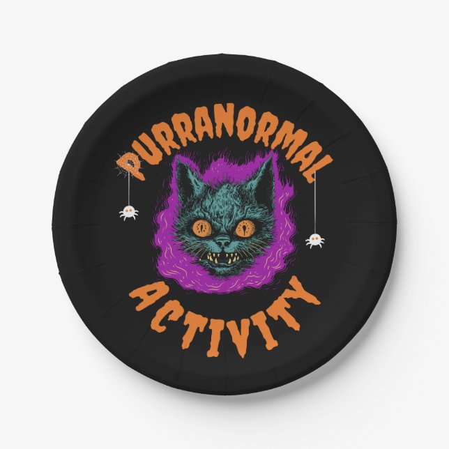 🎃 Purranormal Party! 🕸️ Paper Plates (Front)