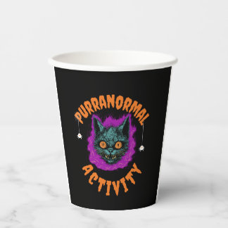 👻 Purranormal Sips! 🐱 Paper Cups