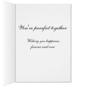 Purrfect Cat Couple Anniversary Card (Inside (Right))