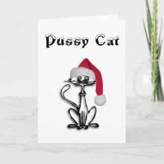 Purrfect Christmas Birthday Card Add Note Inside