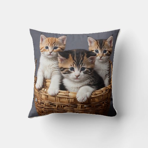 Purrfect Companions Adorable Kitten Pillow