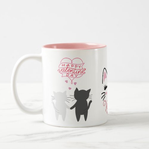 Purrfect Love Feline Valentines Mug