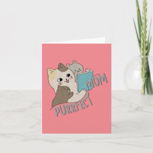 Purrfect Mom Card